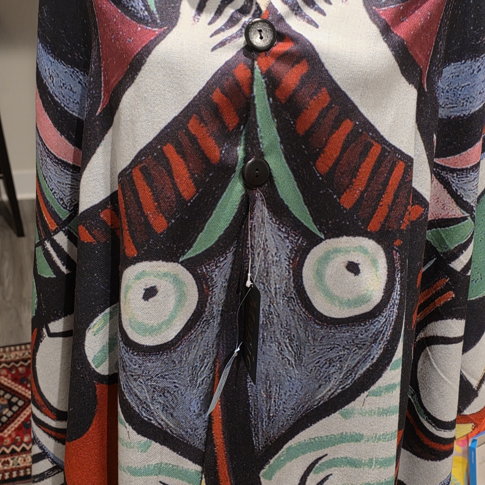 Multicolor Artistic Shawl - Picture 3 of 6